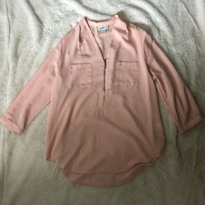 Jaclyn Smith Pink Blouse